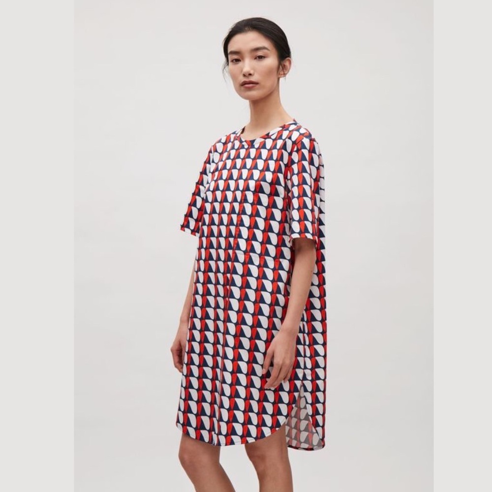 COS Printed Dress with Pockets